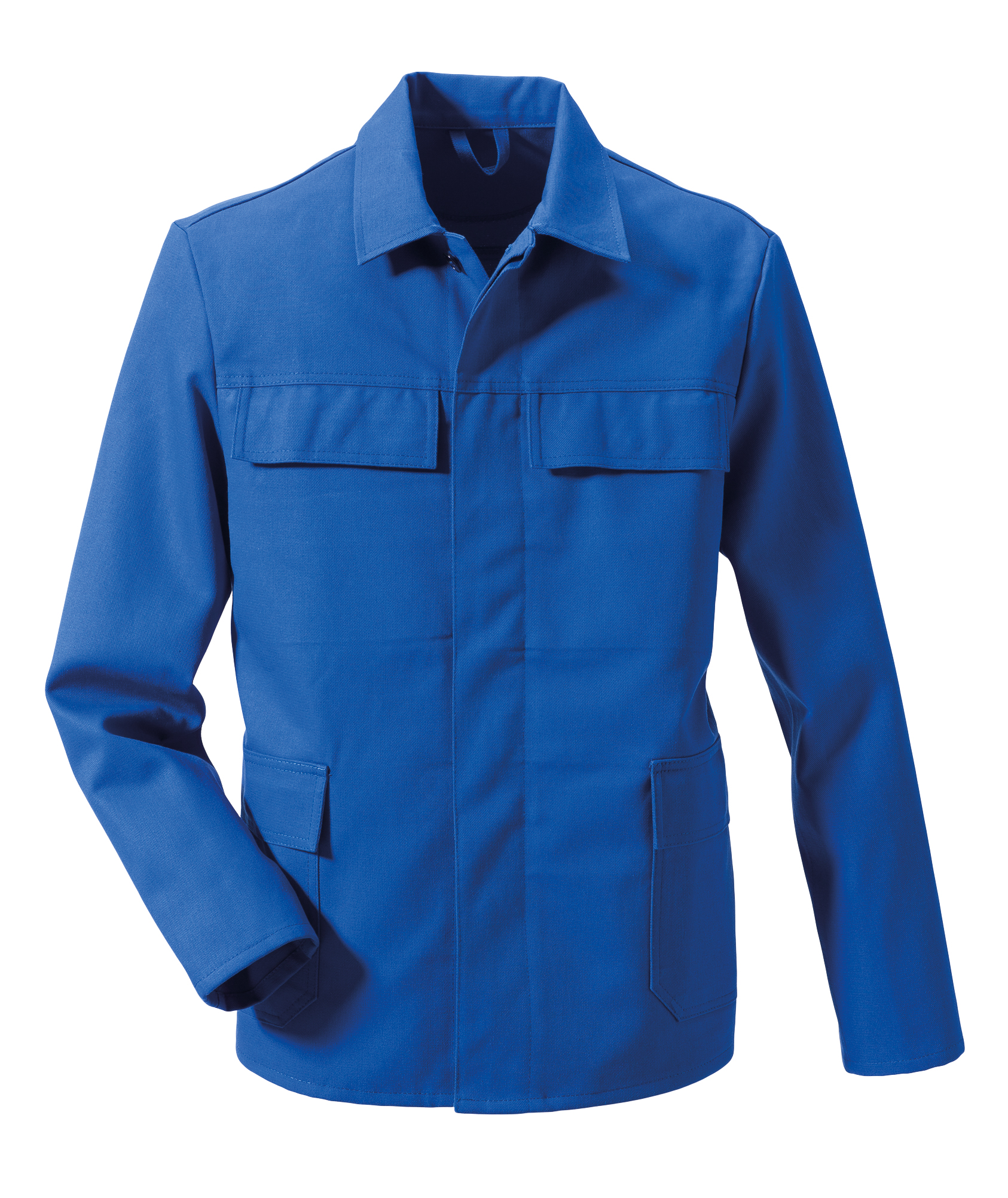 ROFA Schweißerschutzacke Arbeitsjacke Schutzjacke Proban Lichtbogengeprüft kornblau ca 330 g
