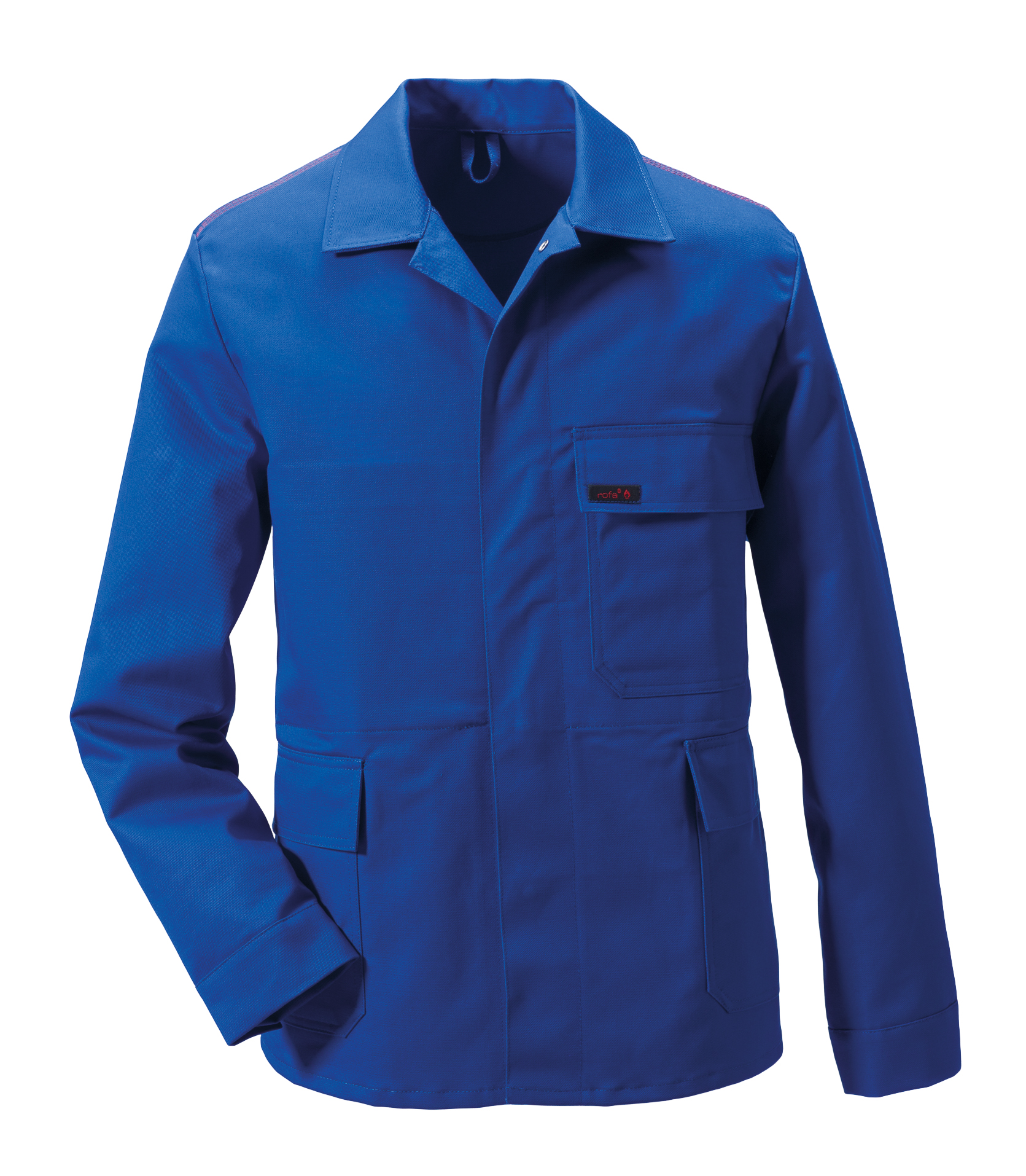 ROFA Schweißerschutzjacke Arbeitsjacke Schutzjacke Proban kornblau ca 330 g