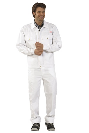 PLANAM Arbeits Berufs Bundjacke Arbeitsjacke Berufsjacke Schutzjacke Arbeitskleidung Berufskleidung weiß MG 300