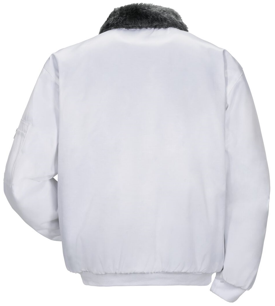 PLANAM-Kälteschutz, Winter-Arbeits-Berufs-Piloten-Jacke, Gletscher, weiss