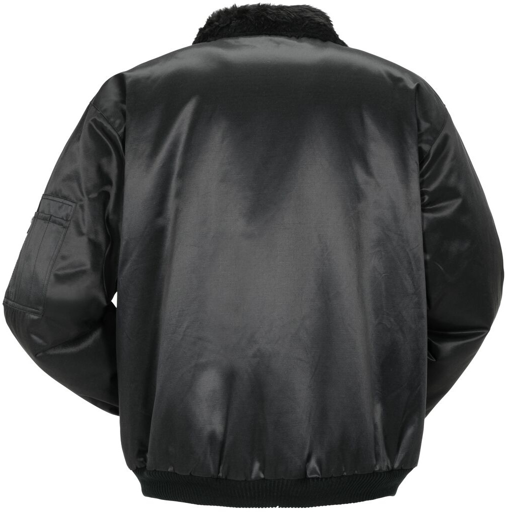 PLANAM-Kälteschutz, Winter-Arbeits-Berufs-Piloten-Jacke, Gletscher, schwarz