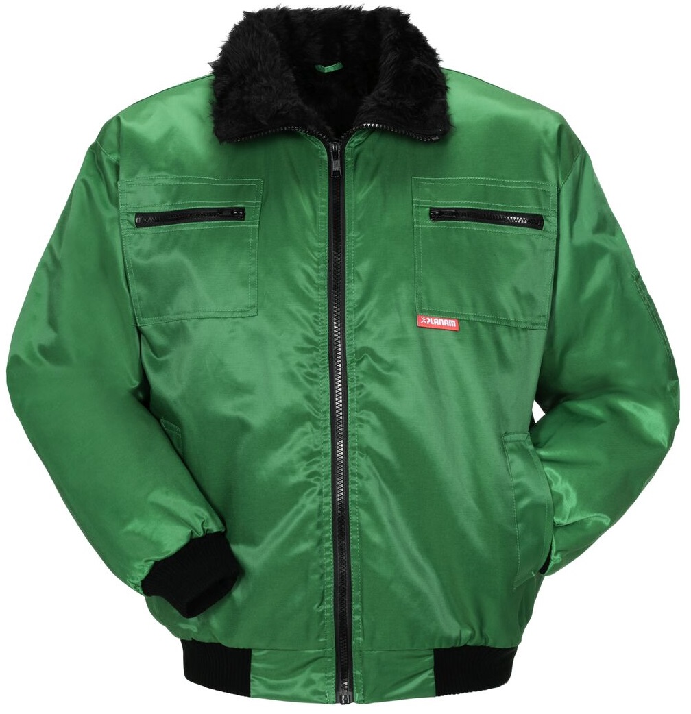 PLANAM-Kälteschutz, Winter-Arbeits-Berufs-Piloten-Jacke, Gletscher, grün
