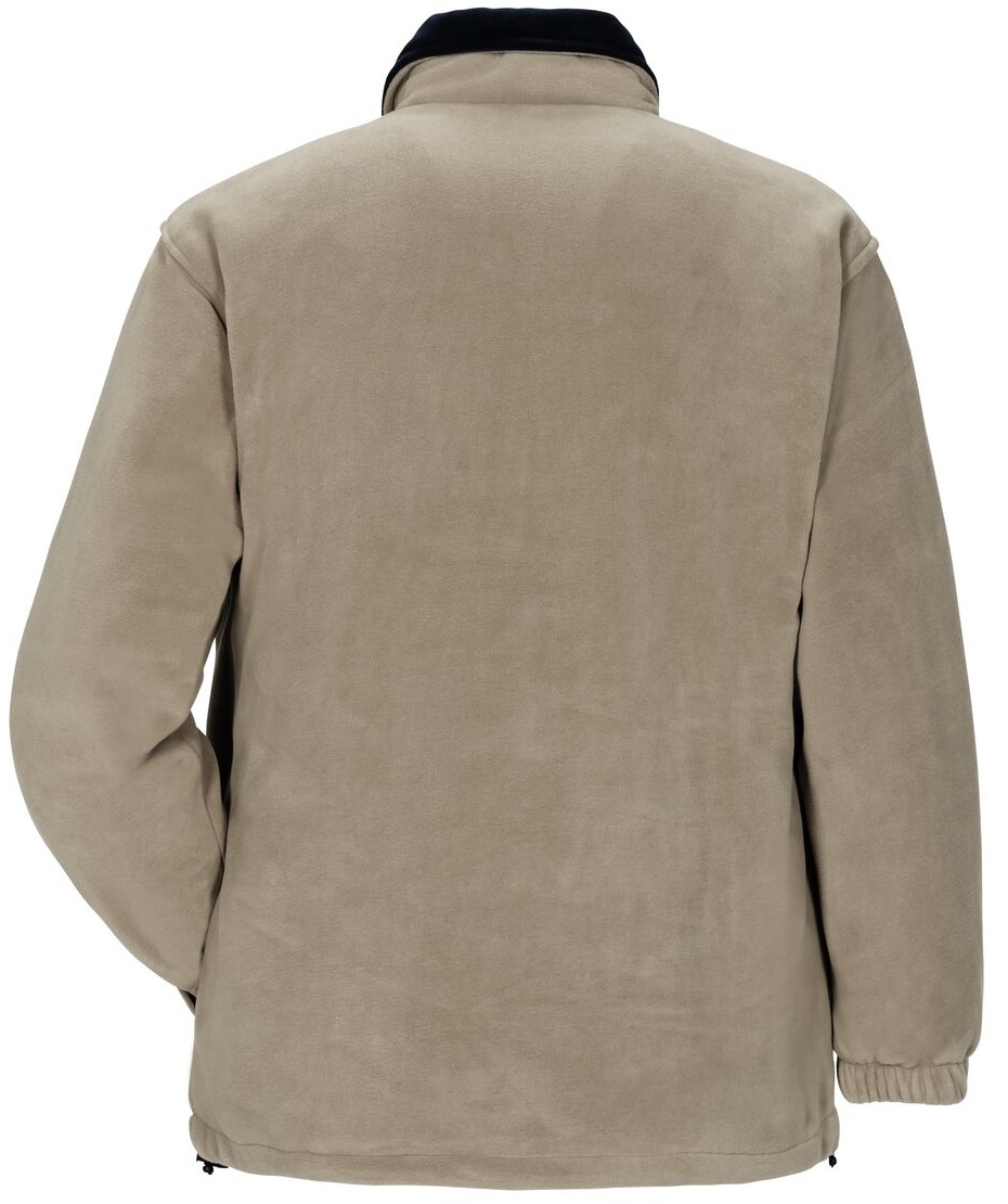 PLANAM-Kälteschutz, Fleece Arbeits-Berufs-Troyer, Relax camel/marine