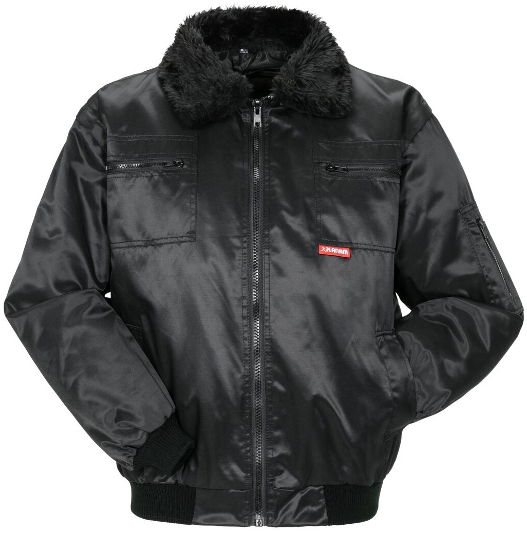 PLANAM-Kälteschutz, Gletscher Comfort, Winter-Arbeits-Berufs-Jacke, schwarz