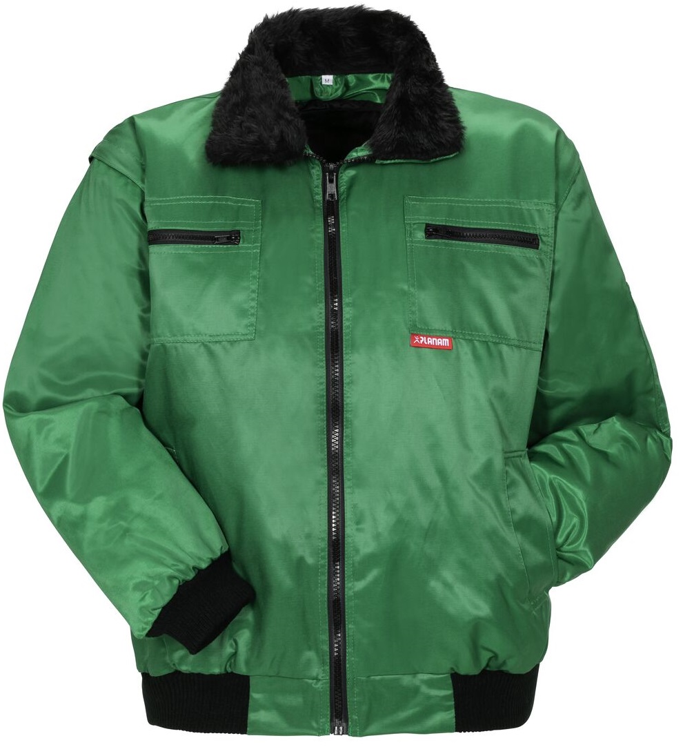 PLANAM-Kälteschutz, Gletscher Comfort, Winter-Arbeits-Berufs-Jacke, grün