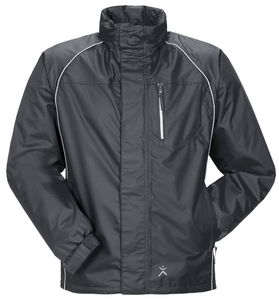PLANAM-Nässeschutz, Regenschutz, Monsun-Regen-Nässe-Wetter-Schutz-Jacke, grau
