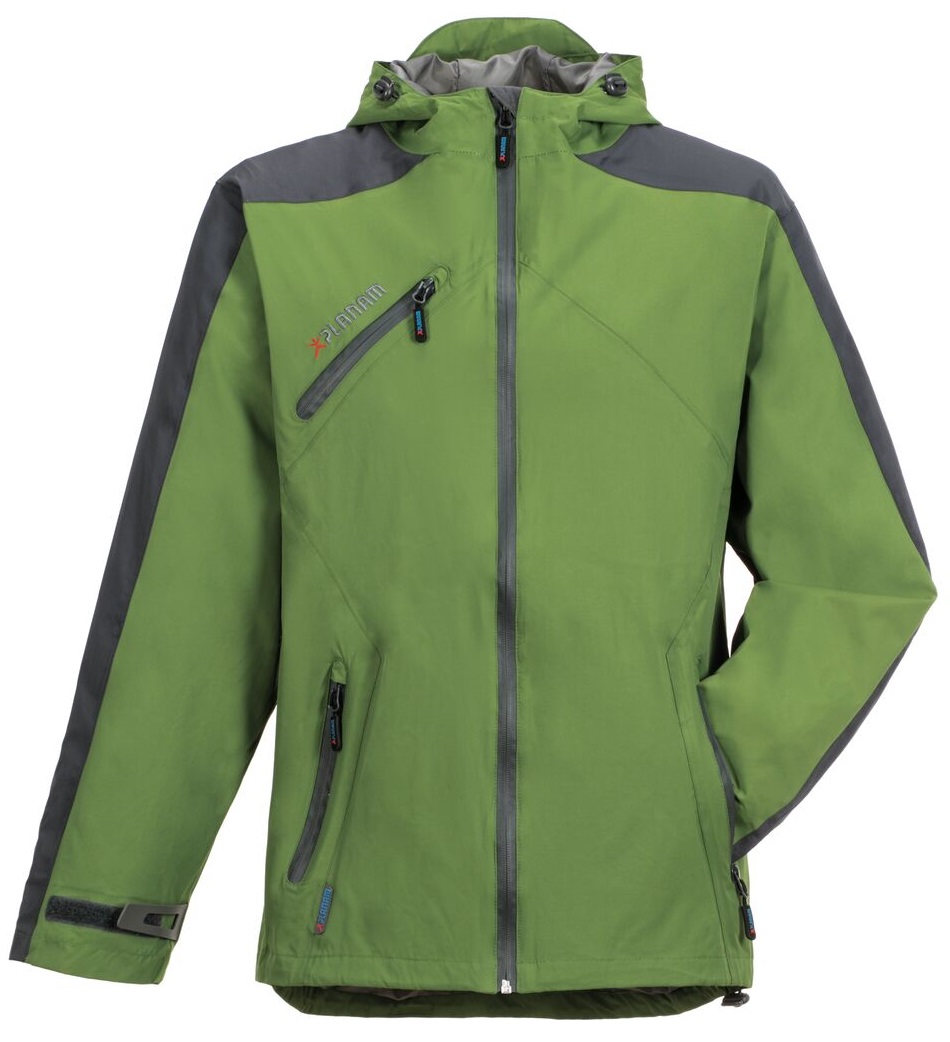 PLANAM-Rainwear, SPLASH Jacke, grün/grau