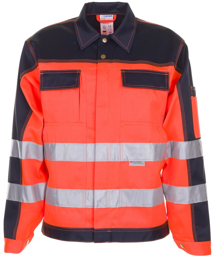 PLANAM-Warnschutz, Bundjacke, 320 g/m², orange/marine