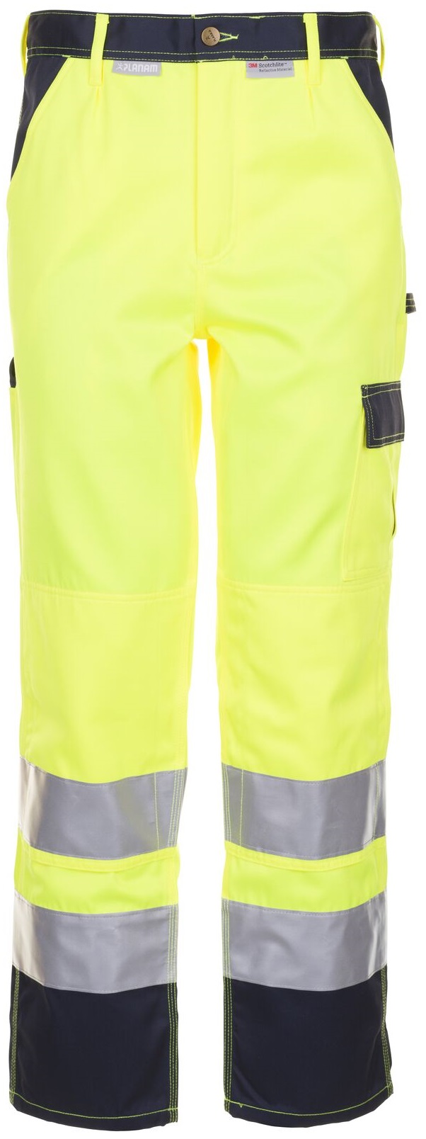 PLANAM-Warnschutz, Bundhose, 320 g/m², gelb/marine