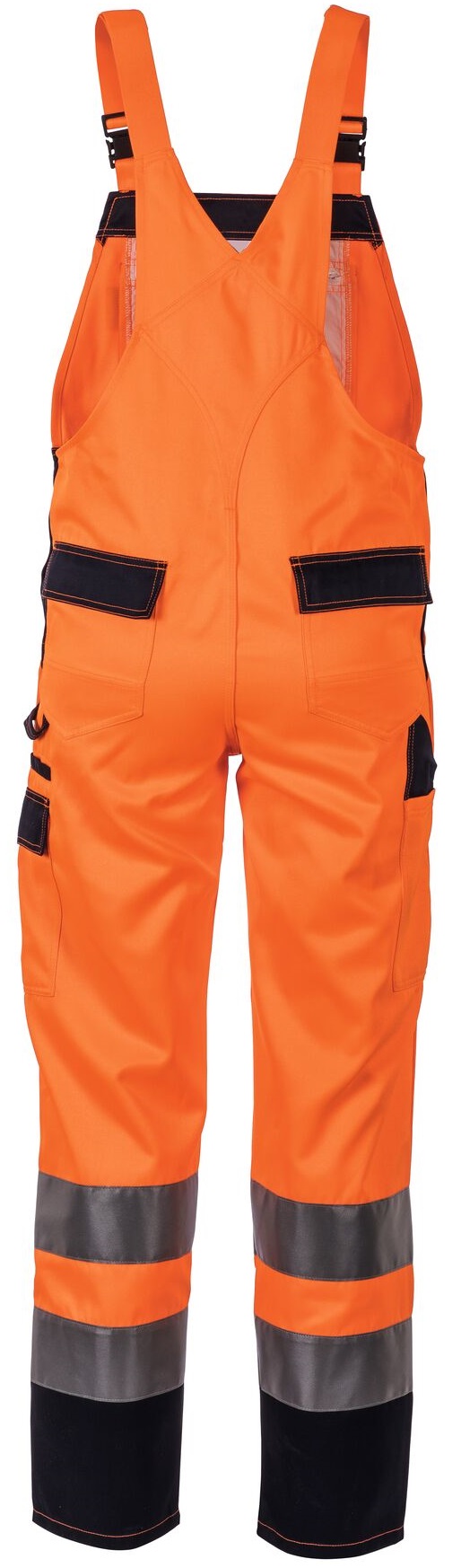 PLANAM-Warnschutz-Latzhose, 320 g/m², orange/marine