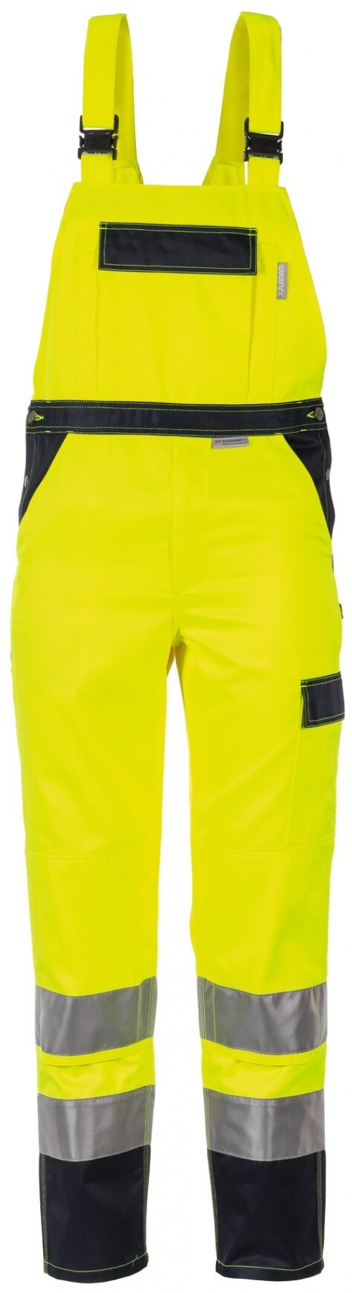 PLANAM-Warnschutz, Latzhose, 320 g/m², gelb/marine
