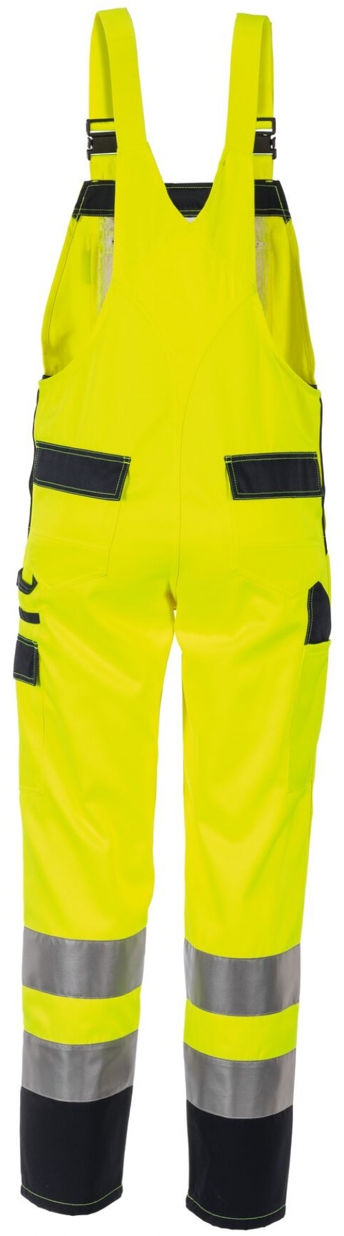 PLANAM-Warnschutz, Latzhose, 320 g/m², gelb/marine