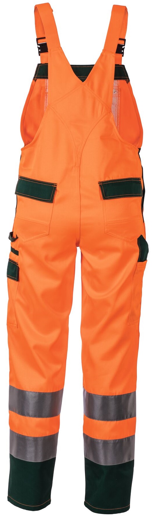 PLANAM-Warnschutz, Latzhose, 320 g/m², orange/grün