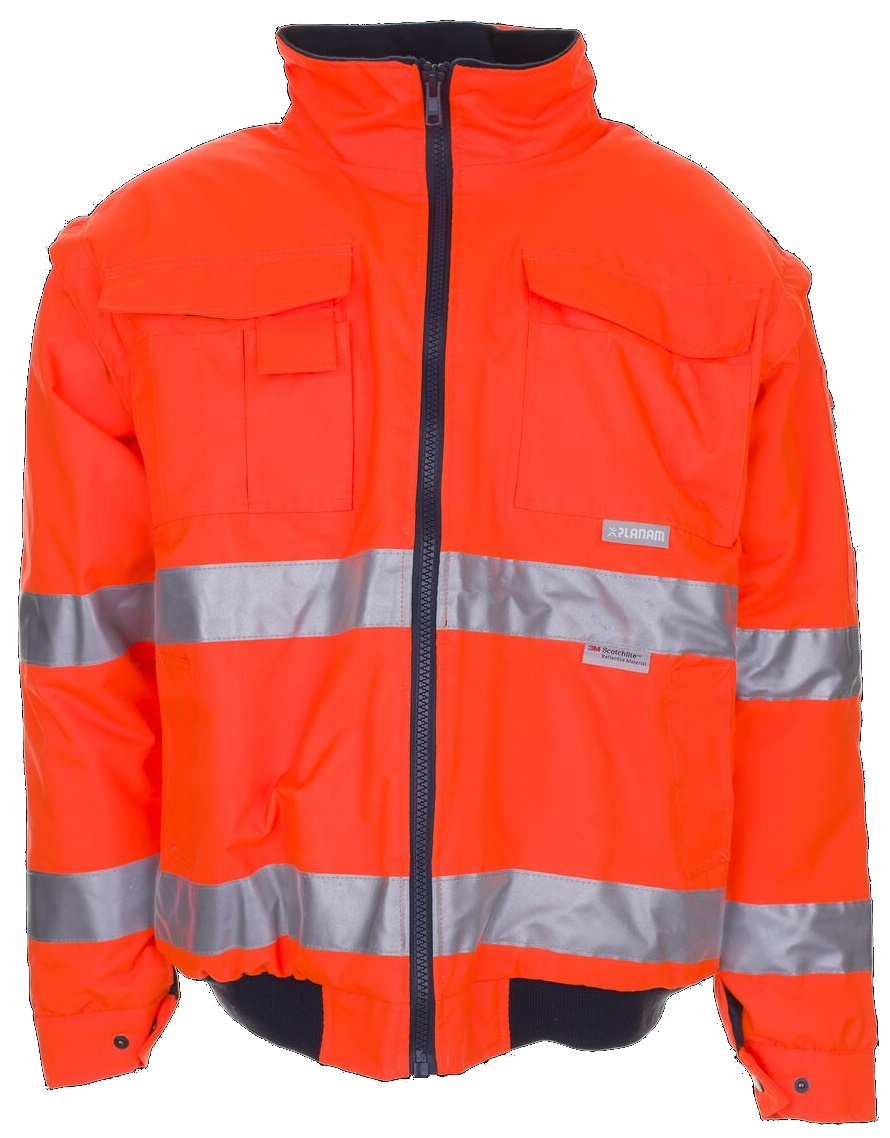 PLANAM-Warnschutz, Piloten-Jacke, orange