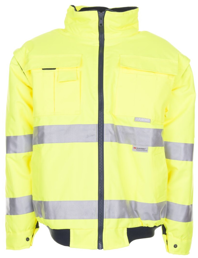 PLANAM-Warnschutz, Piloten-Jacke, gelb