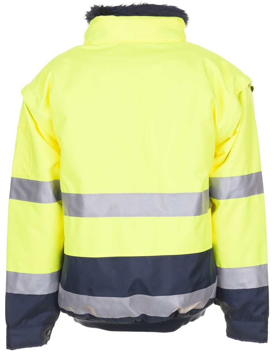 PLANAM-Warnschutz, Comfort-Jacke, gelb/marine