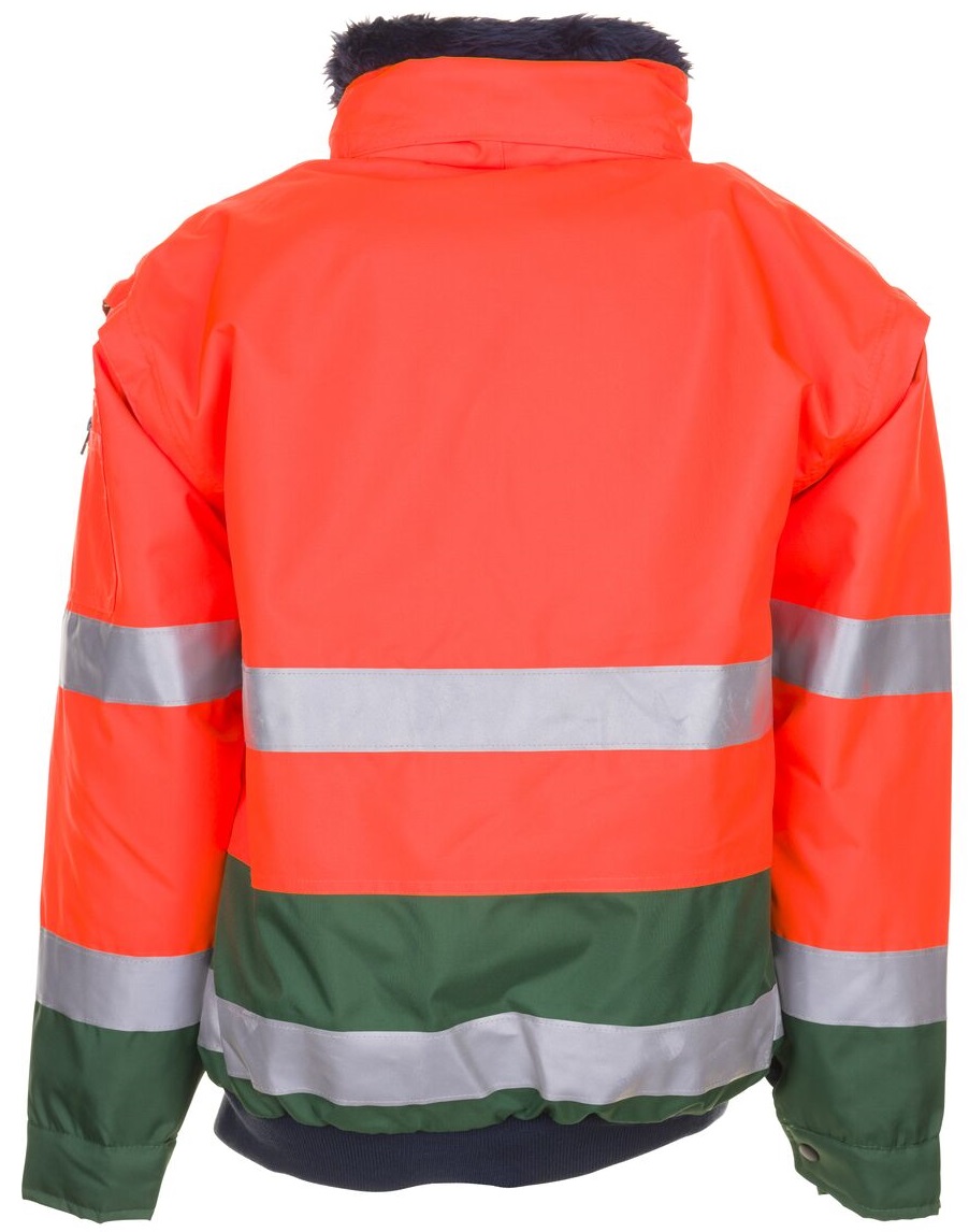 PLANAM-Warnschutz, Comfort-Jacke, orange/grün