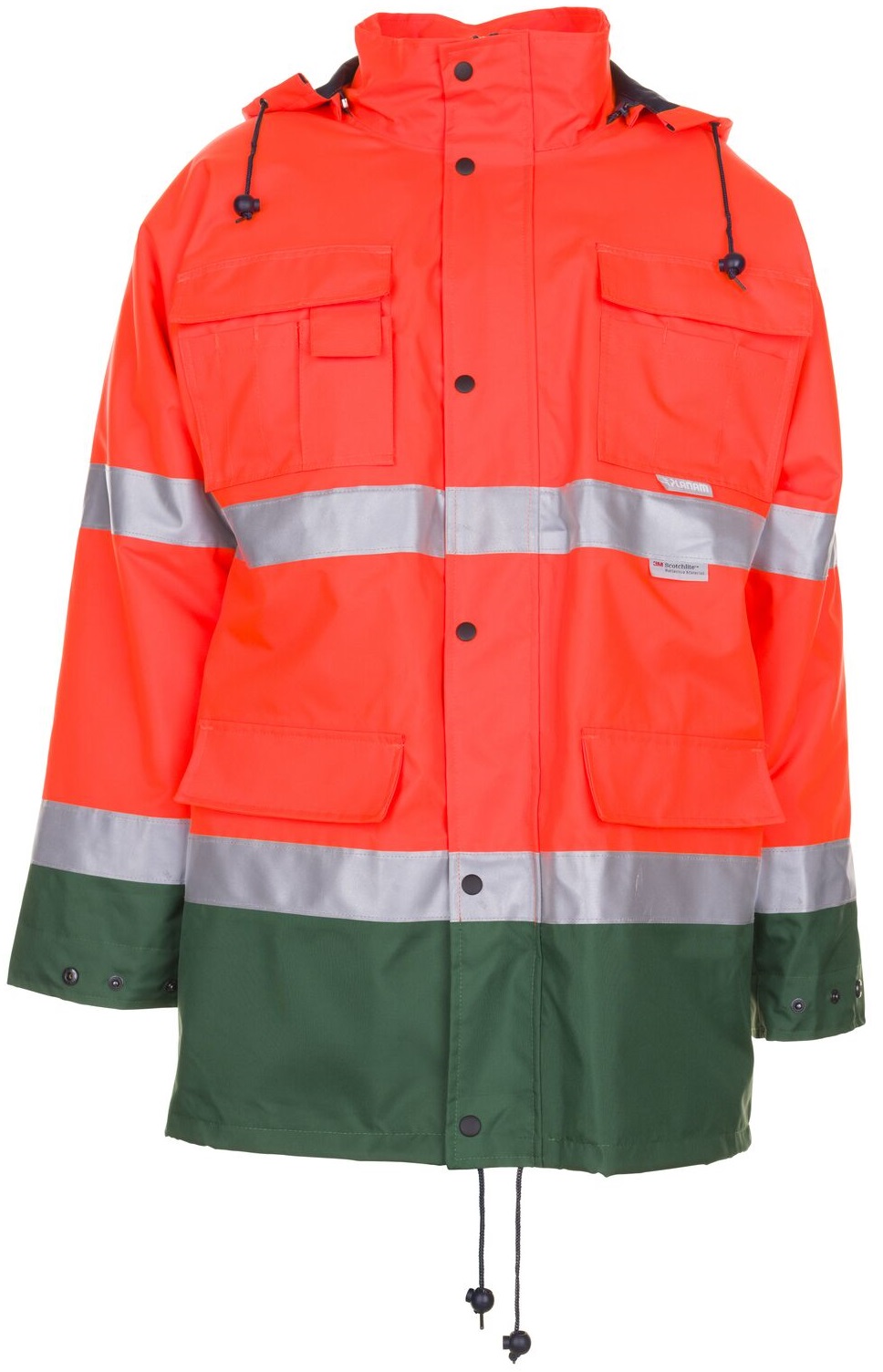 PLANAM-Warnschutz, Parka, orange/grün