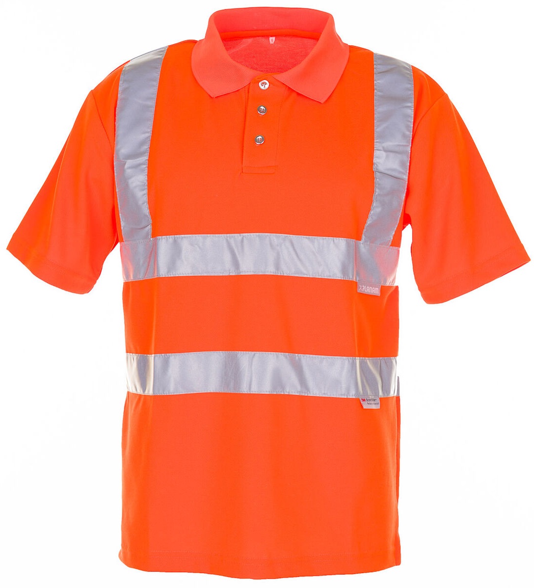 PLANAM-Warnschutz, Polo-Shirt, orange
