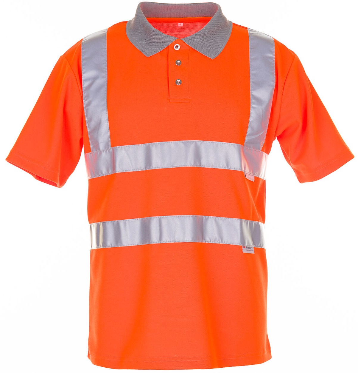 PLANAM-Warnschutz, Polo-Shirt, orange/grau