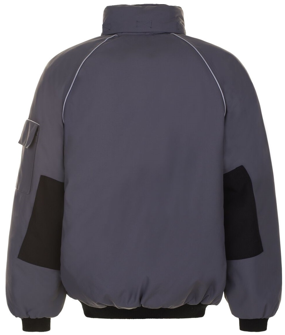 PLANAM-Kälteschutz, Winter-Arbeits-Berufs-Jacke, Blouson, CANVAS 320, grau/schwarz