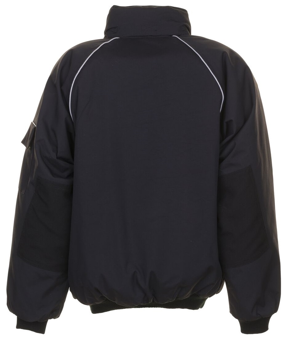 PLANAM-Kälteschutz, Winter-Arbeits-Berufs-Jacke, Blouson, CANVAS 320, schwarz/schwarz