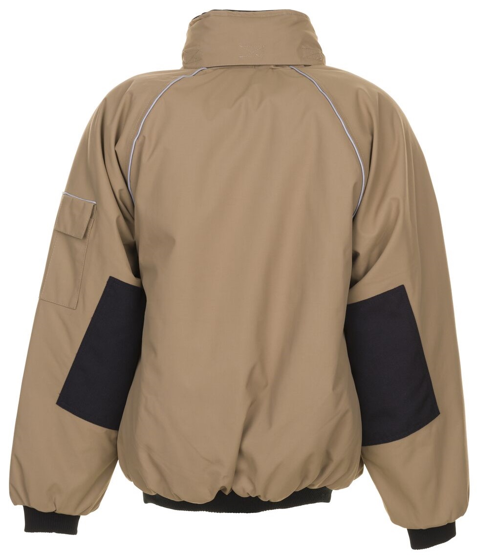 PLANAM-Kälteschutz, Winter-Arbeits-Berufs-Jacke, Blouson, CANVAS 320, khaki/schwarz