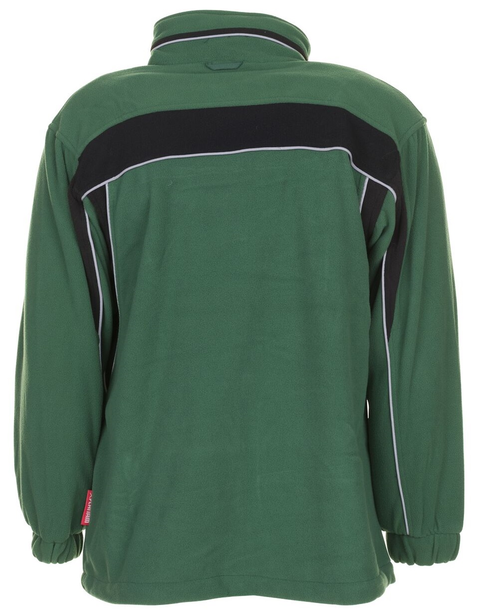 PLANAM-Kälteschutz, Fleece-Winter-Arbeits-Berufs-Jacke, PLALINE, grün/schwarz