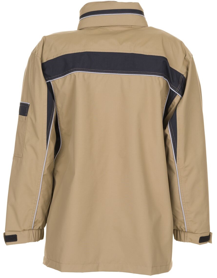 PLANAM-Kälteschutz, Allwetter Winter-Arbeits-Berufs-Jacke, PLALINE, sand/schwarz
