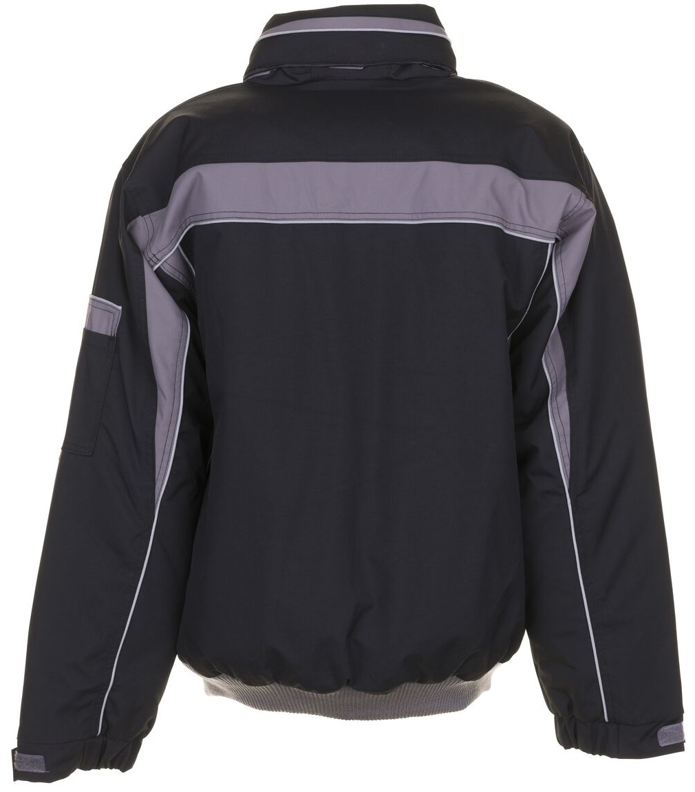 PLANAM-Kälteschutz, Winter Arbeits-Berufs-Jacke, Blouson, PLALINE, schwarz/zink