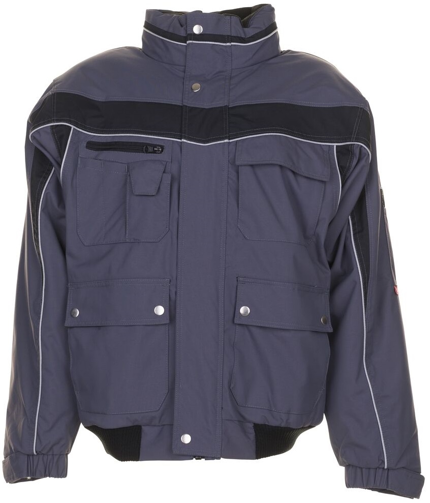 PLANAM-Kälteschutz, Winter Arbeits-Berufs-Jacke, Blouson, PLALINE, schiefer/schwarz