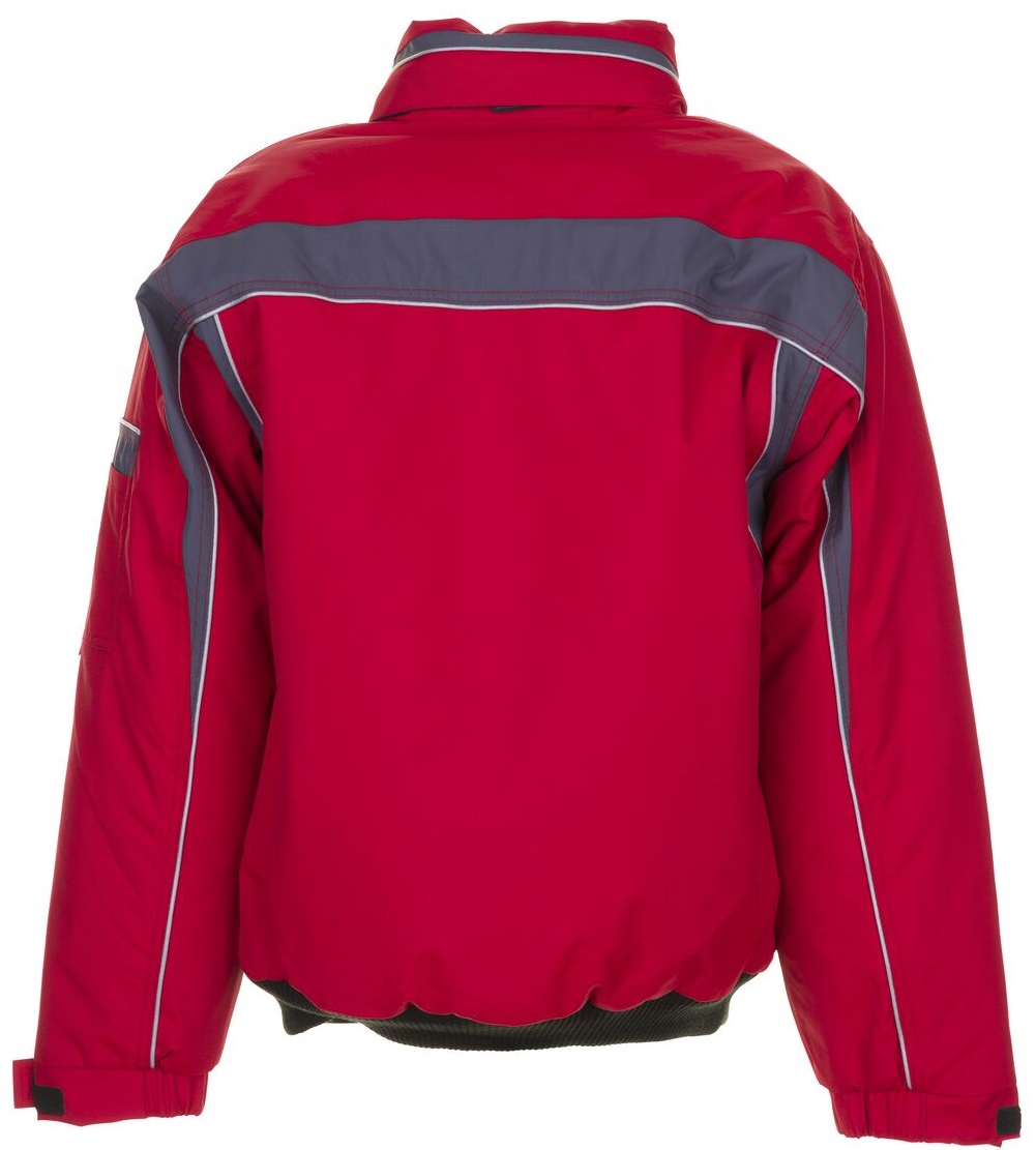 PLANAM-Kälteschutz, Winter-Wetter-Arbeits-Berufs-Jacke, Blouson, rot/schiefer