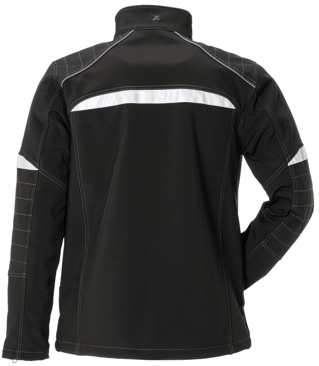 PLANAM-Kälteschutz, Softshell-Arbeits-Berufs-Jacke, Duraline, 270 g/m², schwarz/grau