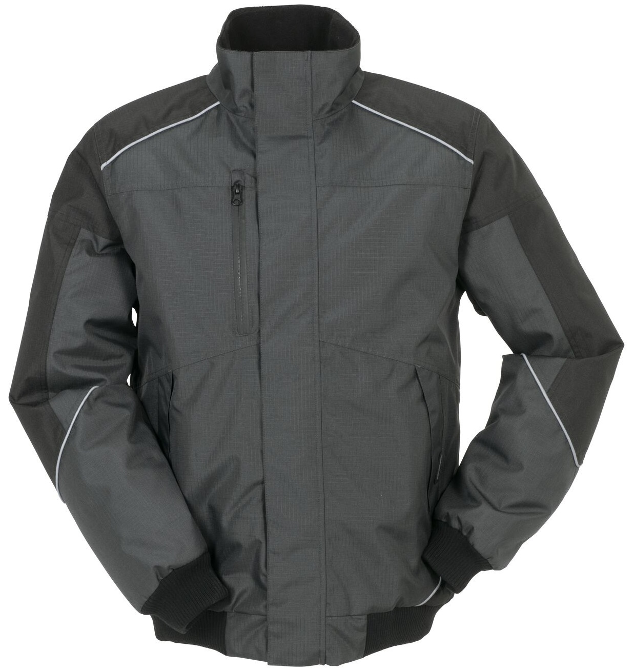 PLANAM-Kälteschutz, Winter-Wetter-Arbeits-Berufs-Jacke, Blouson, Desert, grau/schwarz
