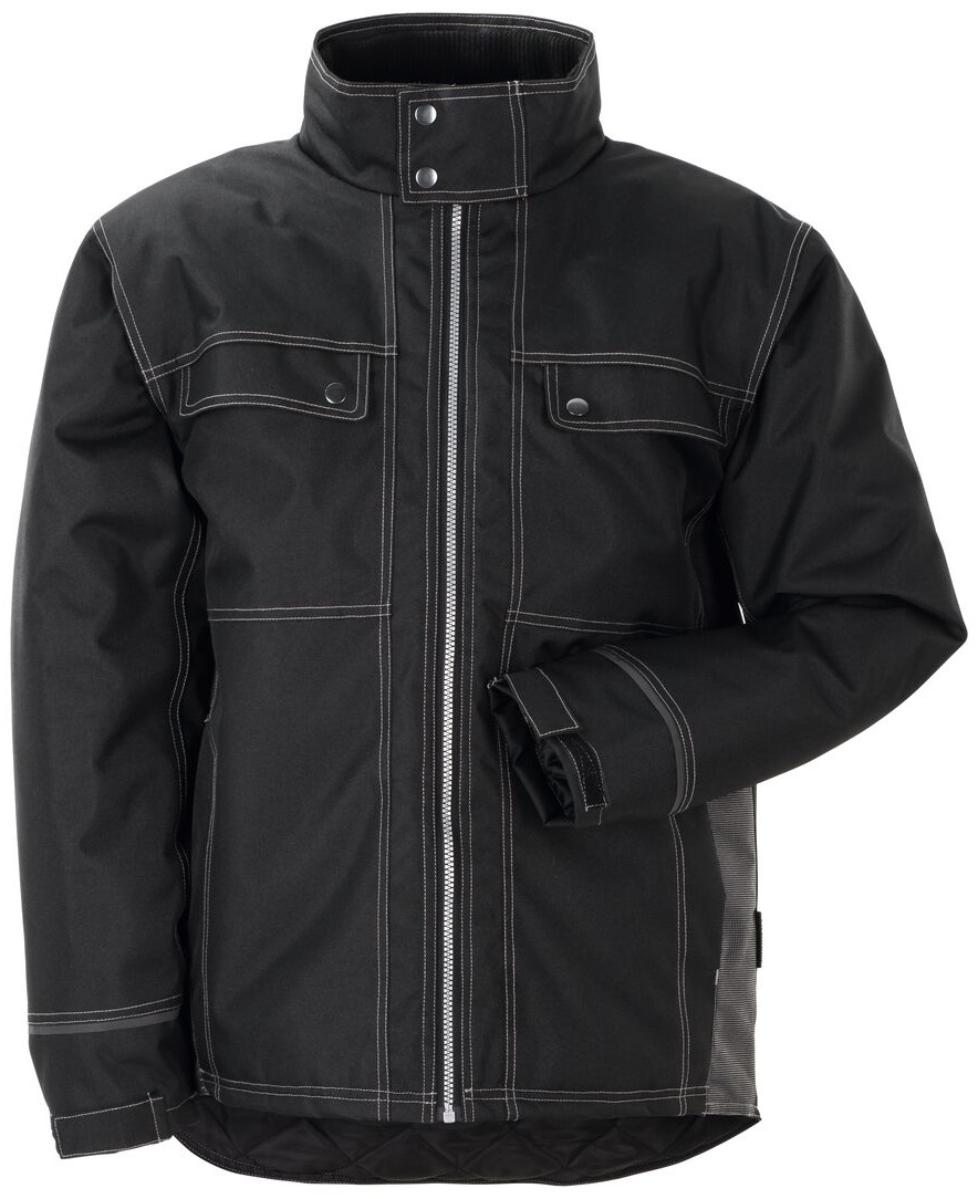 PLANAM-Kälteschutz, Winter-Jacke, Raven, schwarz/grau