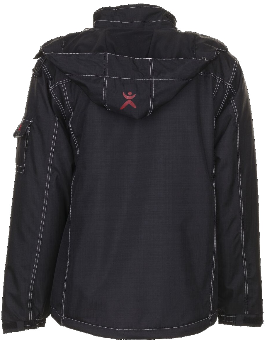 PLANAM-Kälteschutz, Winter-Wetter-Arbeits-Berufs-Jacke, Basalt, schwarz