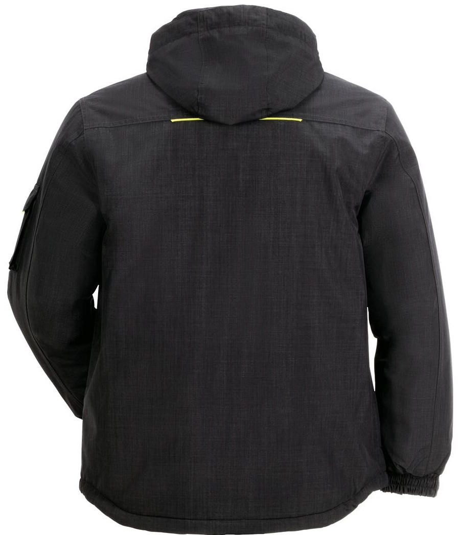 PLANAM-Kälteschutz, Winter-Wetter-Arbeits-Berufs-Jacke, Neon, grau/grün