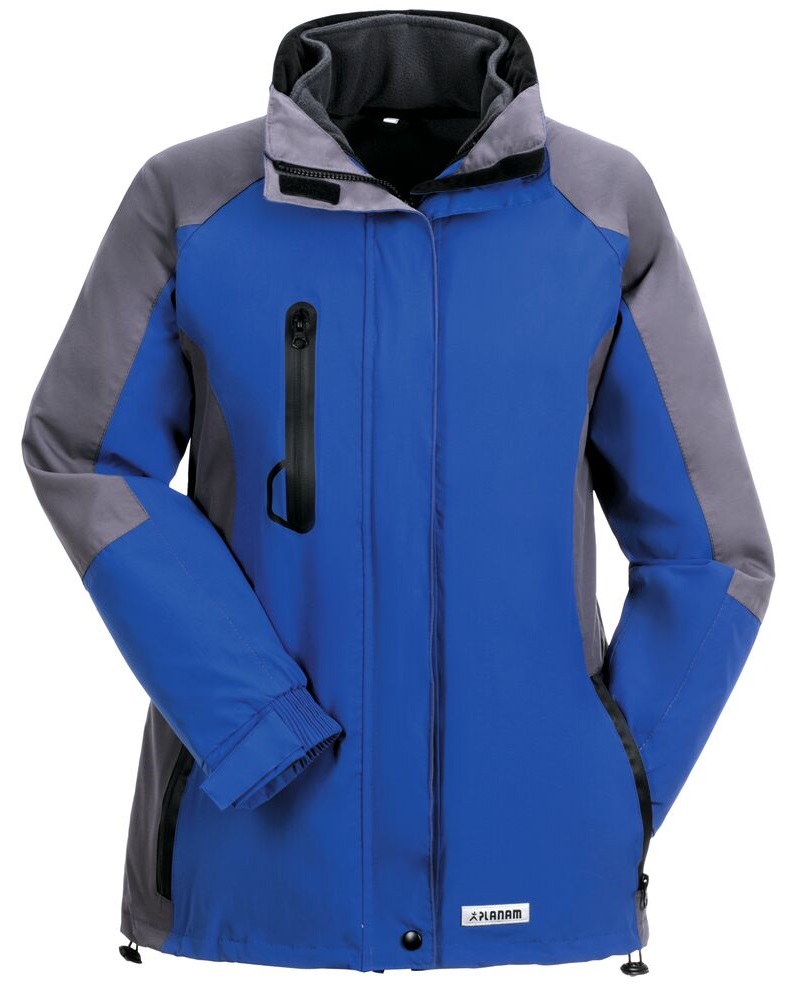 PLANAM-Kälteschutz, Shape, Damen Winter-Arbeits-Berufs-Jacke, blau/grau