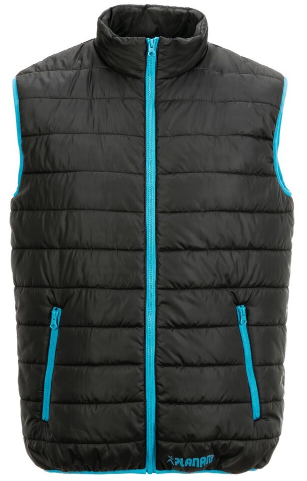 PLANAM-Kälteschutz, Winter-Arbeits-Berufs-Weste,  Lizard, Outdoor, schwarz/blau