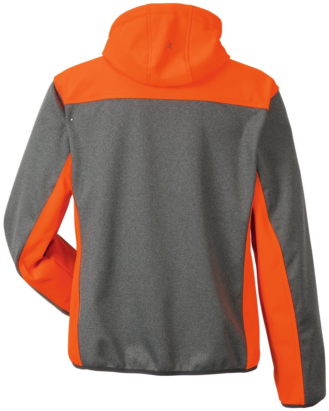 PLANAM-Kälteschutz, Softshelljacke, Kontrast, 370 g/m², grau/orange