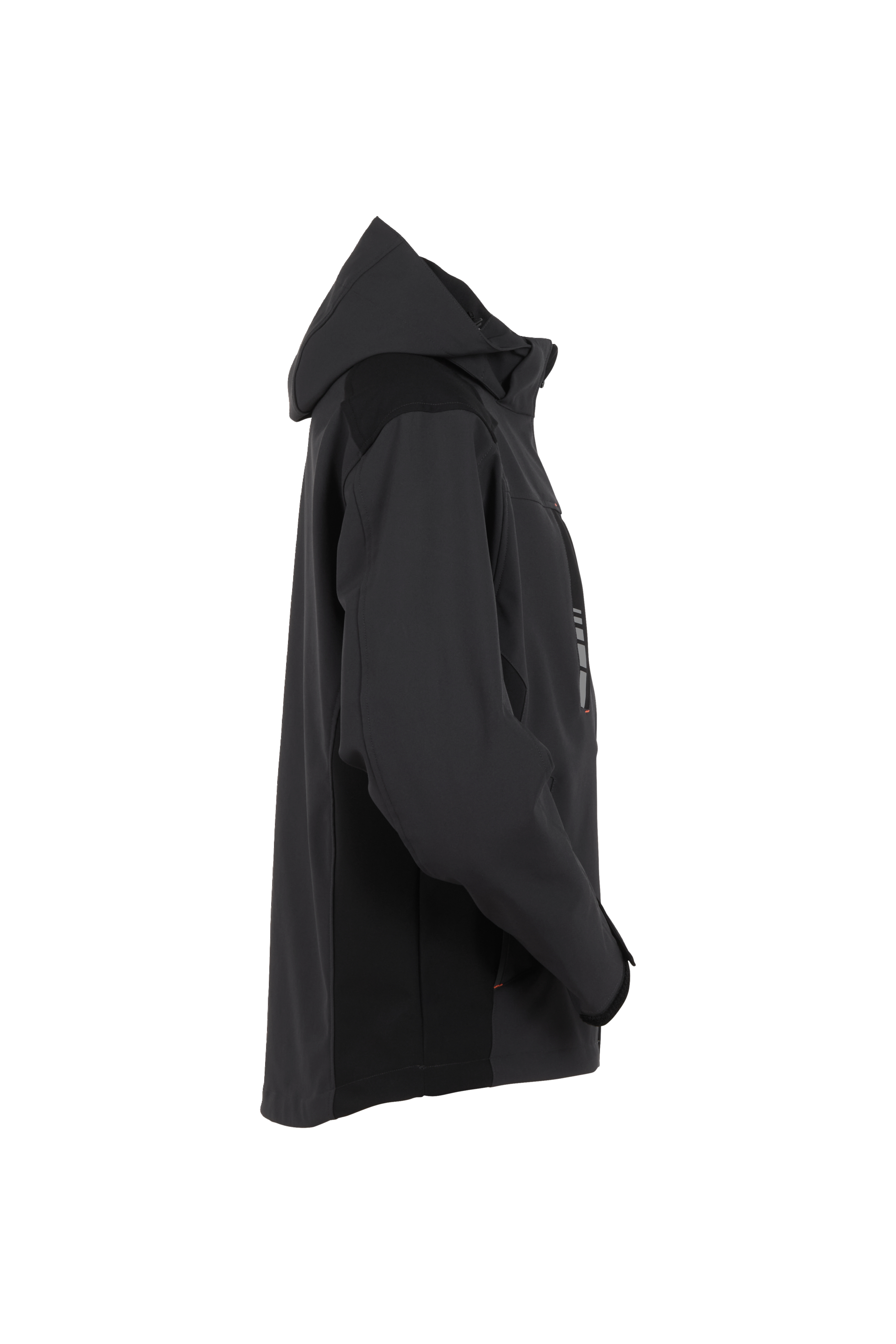 Planam-Outdoor Moto Softshelljacke grau/schwarz