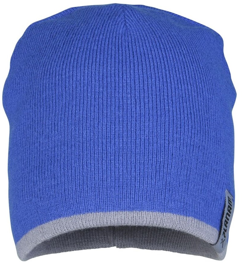 PLANAM-Kälteschutz, Winter-Strick-Mütze, kornblau/zink
