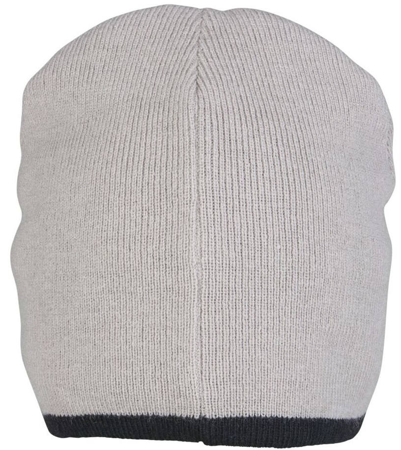 PLANAM-Kälteschutz, Winter-Strick-Mütze, stone/schwarz