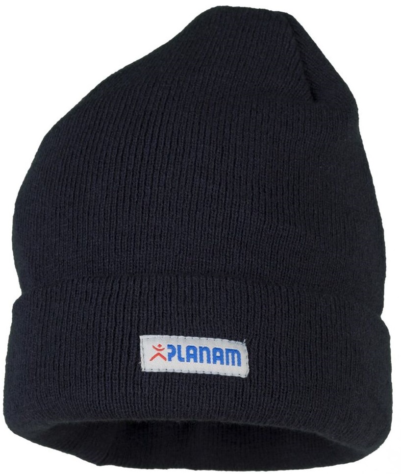 PLANAM-Kälteschutz, Thinsulate-Winter-Mütze, mit Umschlag, marine