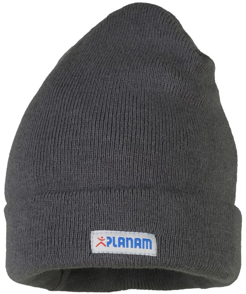 PLANAM-Kälteschutz, Thinsulate-Winter-Mütze, mit Umschlag, schiefer