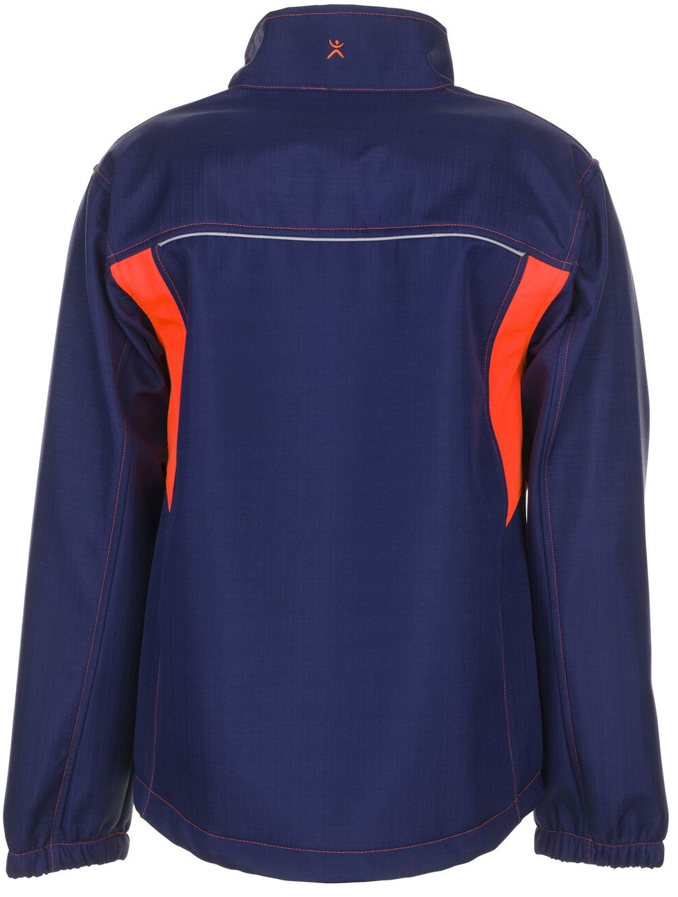 PLANAM-Kälteschutz, Softshell-Arbeits-Berufs-Jacke, Basalt Neon, marine/orange
