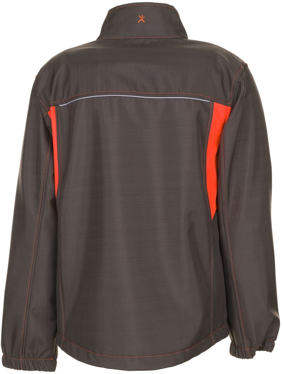 PLANAM-Kälteschutz, Softshell-Arbeits-Berufs-Jacke, Basalt Neon, oliv/orange
