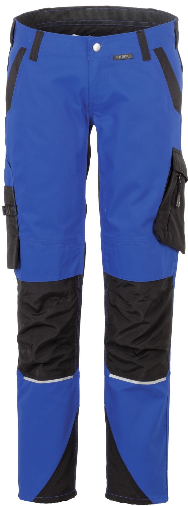 Gr.54 PLANAM-Damen-Bundhose, Norit, 245 g/m², kornblau/schwarz