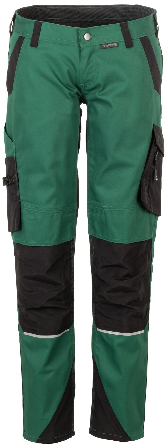 Gr.42 PLANAM-Damen-Bundhose, Norit, 245 g/m², grün/schwarz