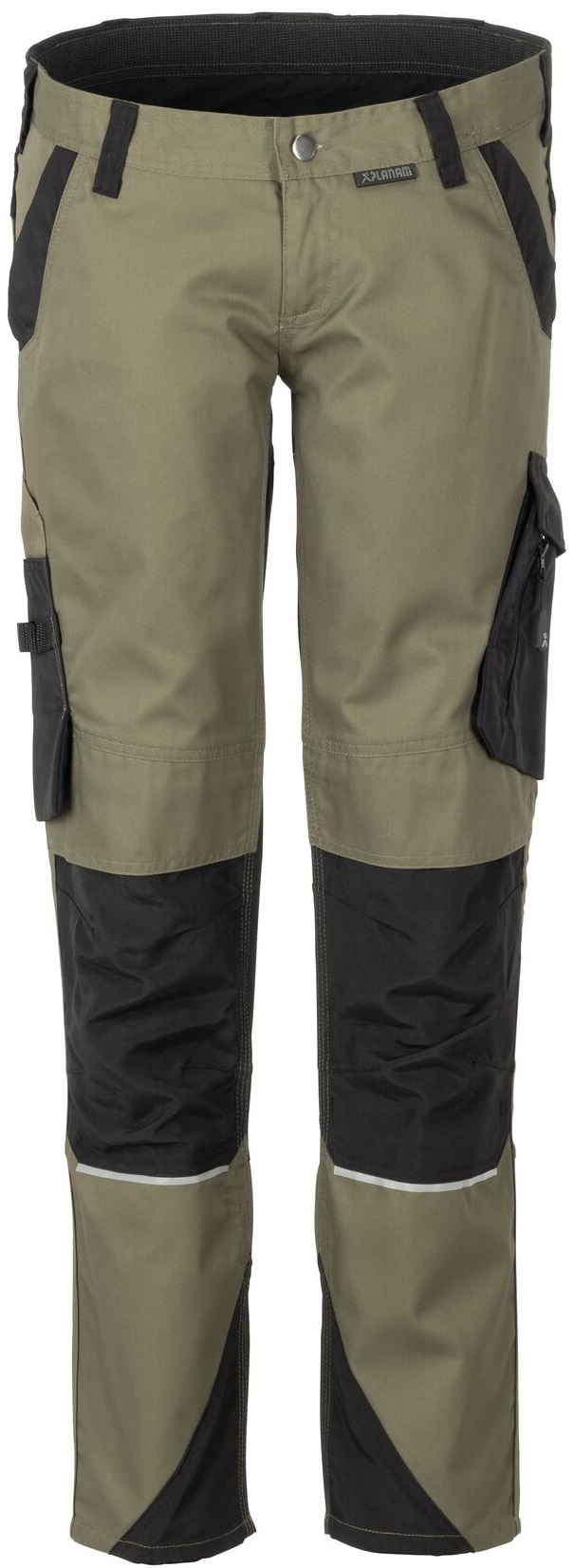 PLANAM-Damen-Bundhose, Norit, 245 g/m², oliv/schwarz